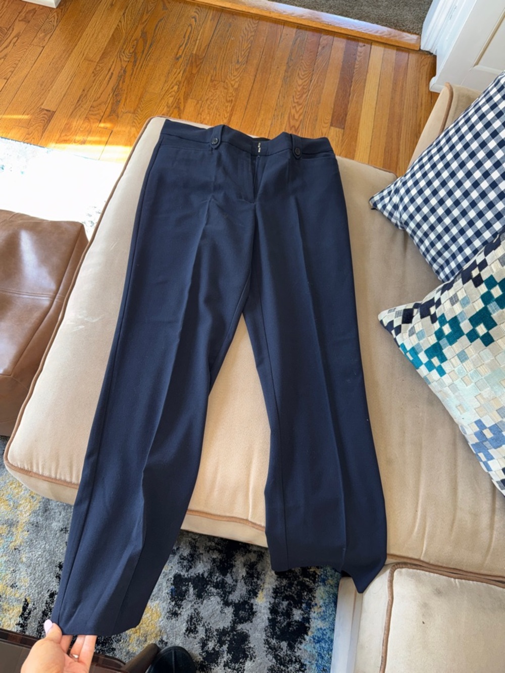 Counterparts Navy Blue Tailored Trousers
